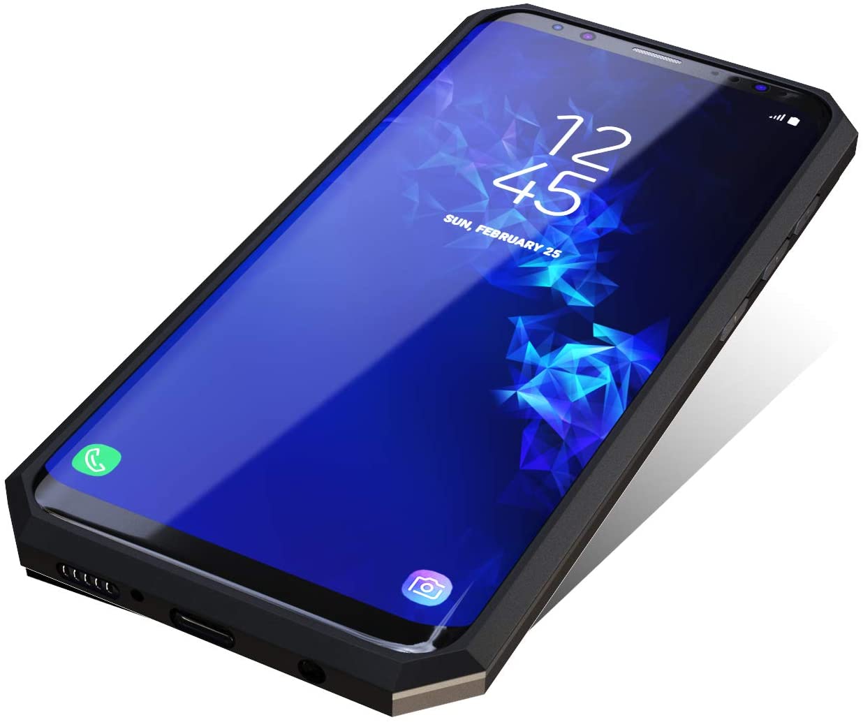 Samsung Galaxy S9 Hard Case with Kickstand Black