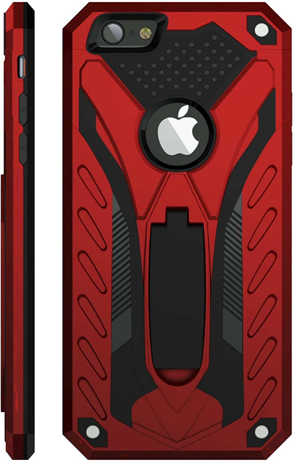 iPhone 6 / iPhone 6s Hard Case with Kickstand Red