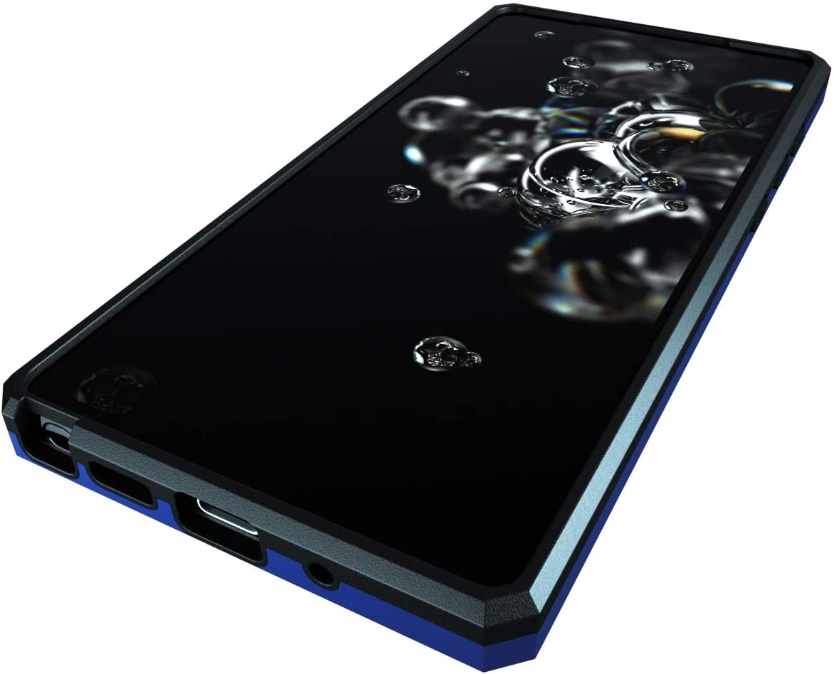 Samsung Galaxy Note 20 Hard Case with Kickstand Blue