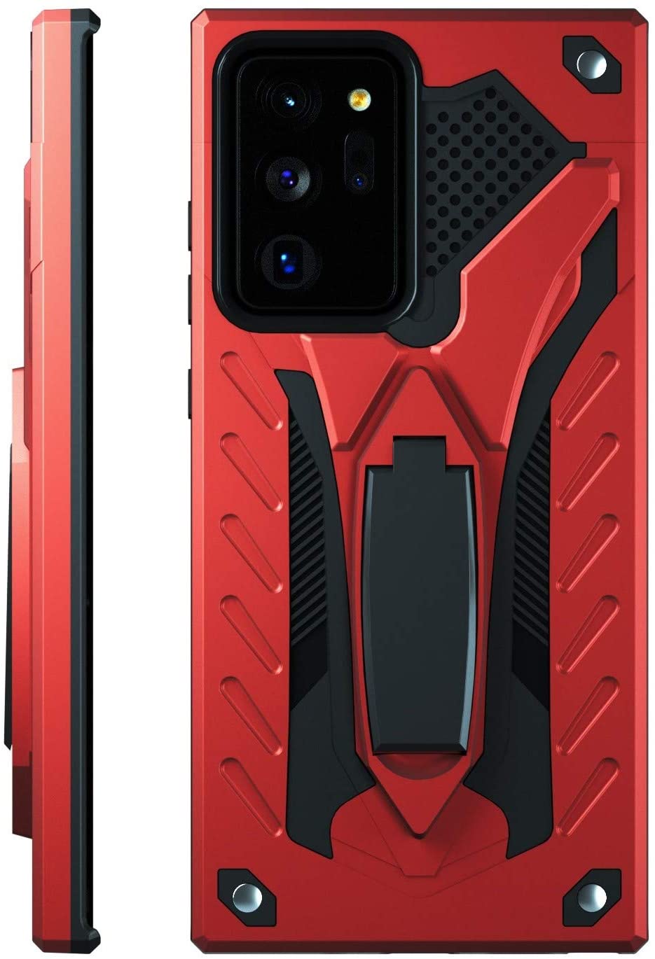 Samsung Galaxy Note 20 Ultra Hard Case with Kickstand Red