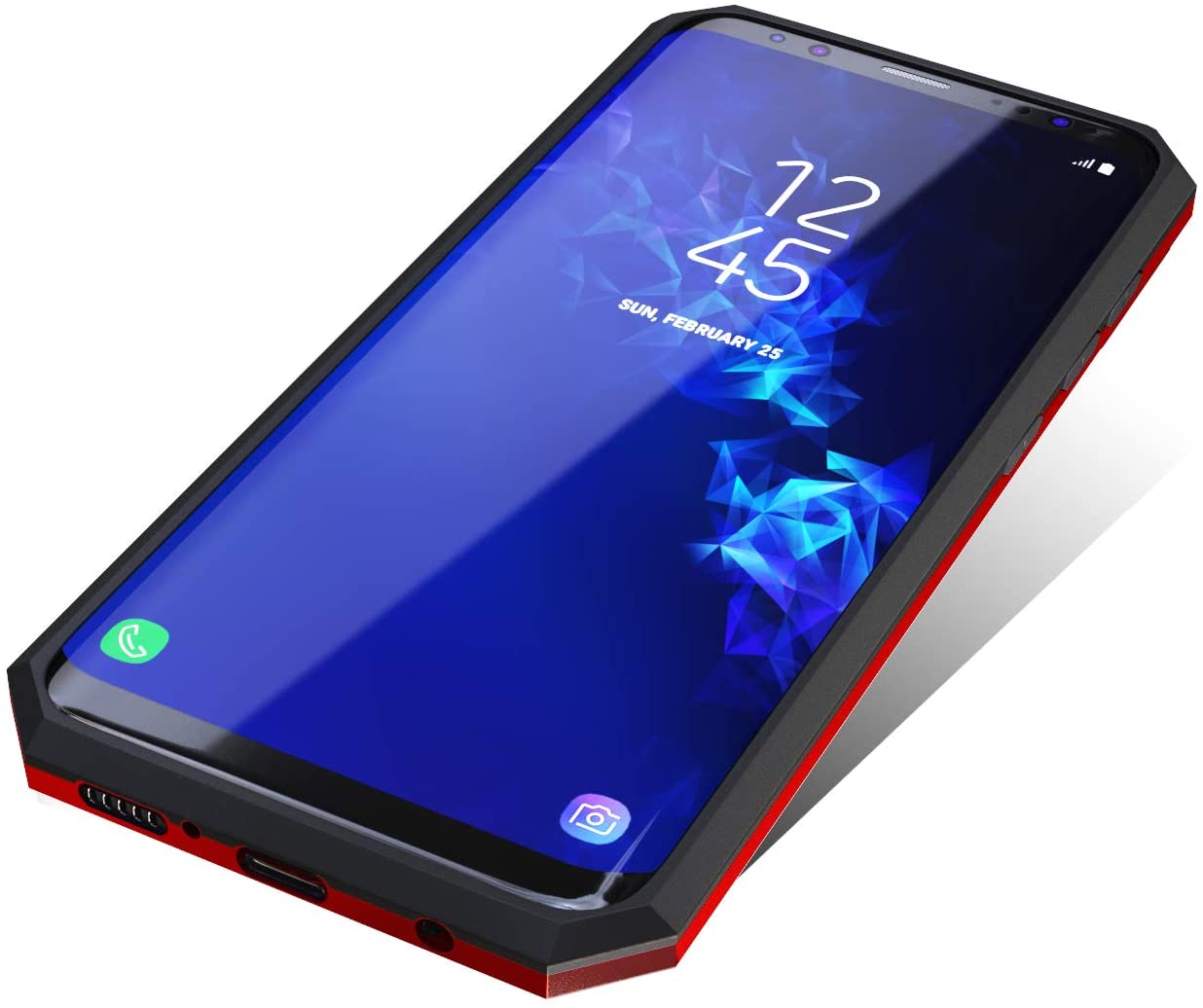 Samsung Galaxy S9 Hard Case with Kickstand Red