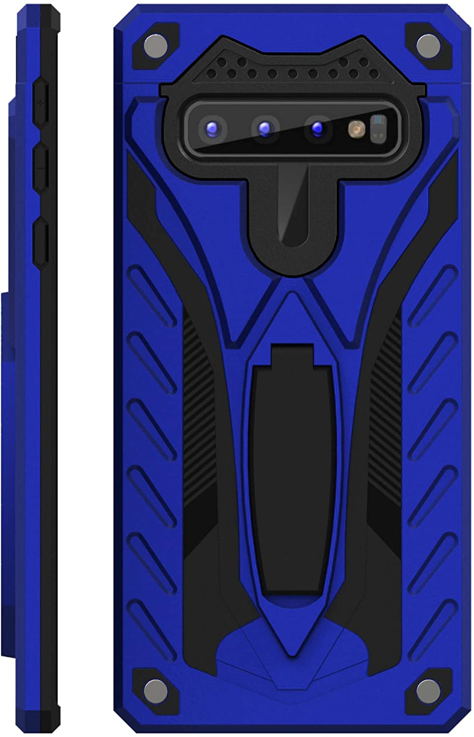 Samsung Galaxy S10 Hard Case with Kickstand Blue