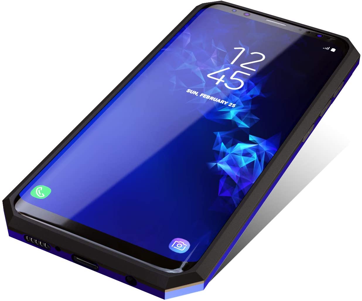 Samsung Galaxy S9+ Hard Case with Kickstand Blue