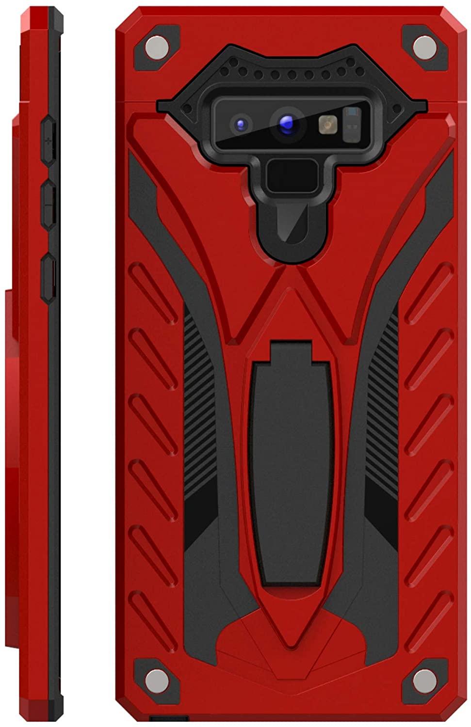 Samsung Galaxy Note 9 Hard Case with Kickstand Red