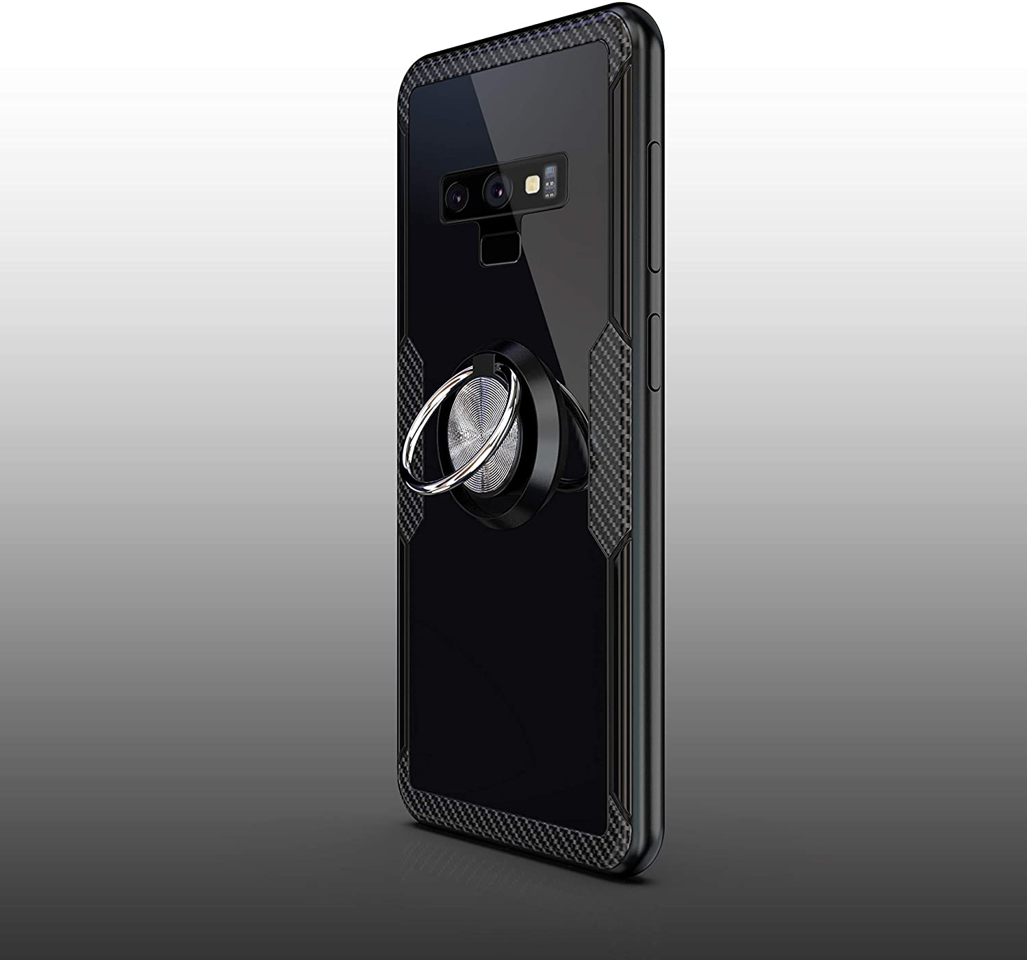 Samsung Galaxy Note 9 Case with Ring Holder Black
