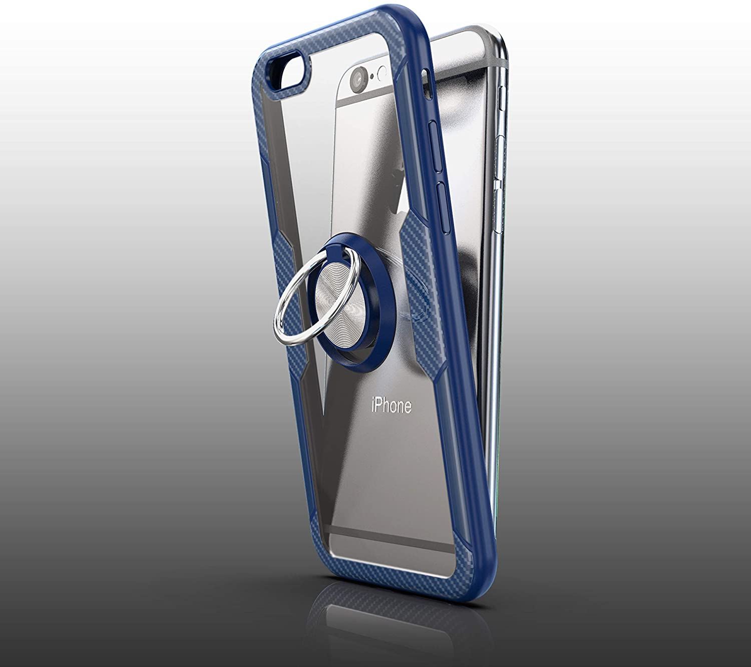 iPhone 6 / iPhone 6S Ring Case Blue
