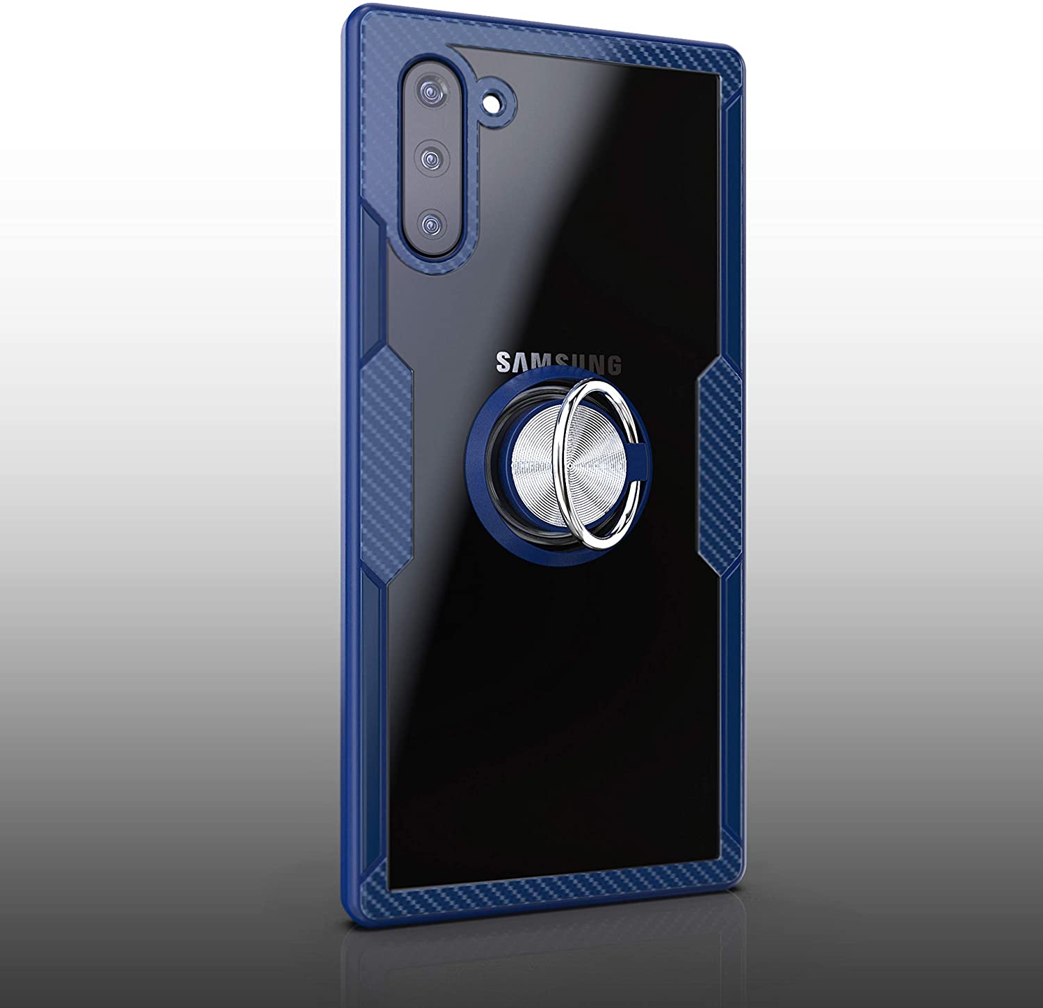 Samsung Galaxy Note 10 Case with Ring Holder Blue