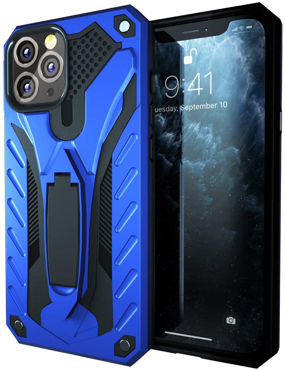 iPhone 11 Pro Hard Case with Kickstand Blue