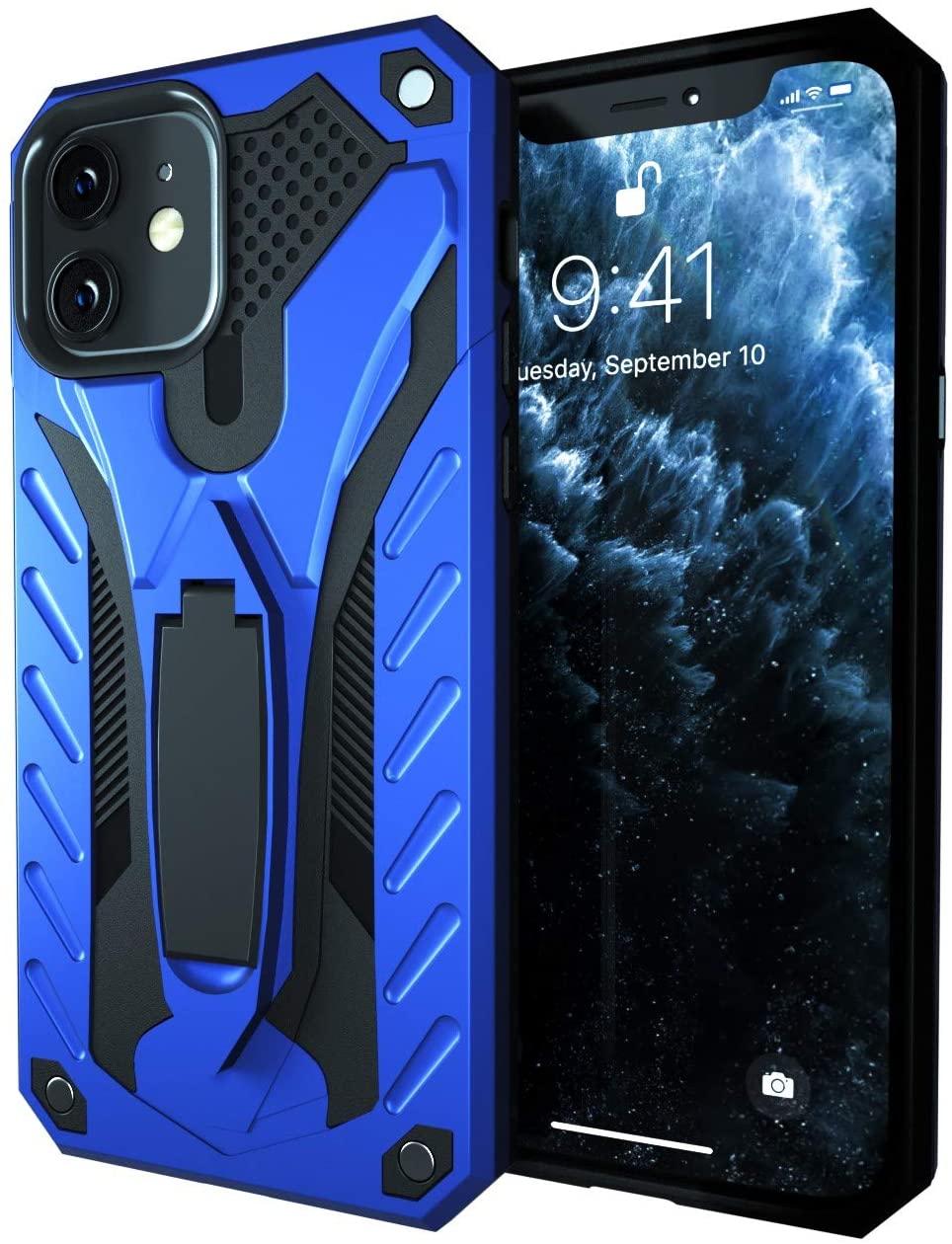 iPhone 11 Hard Case with Kickstand Blue