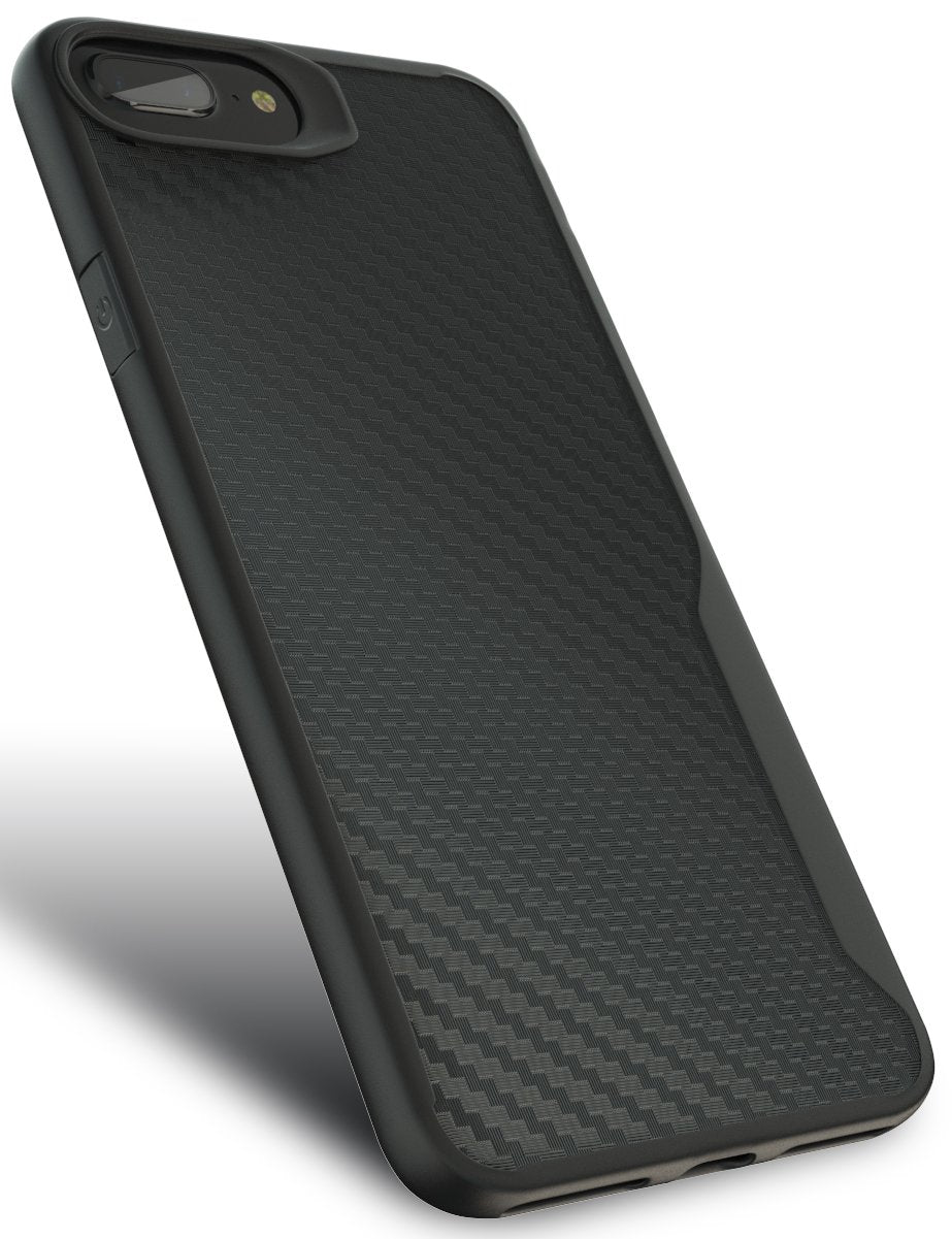 iPhone 7 Plus / iPhone 8 Plus Kitoo Carbon Fiber Pattern Case Black