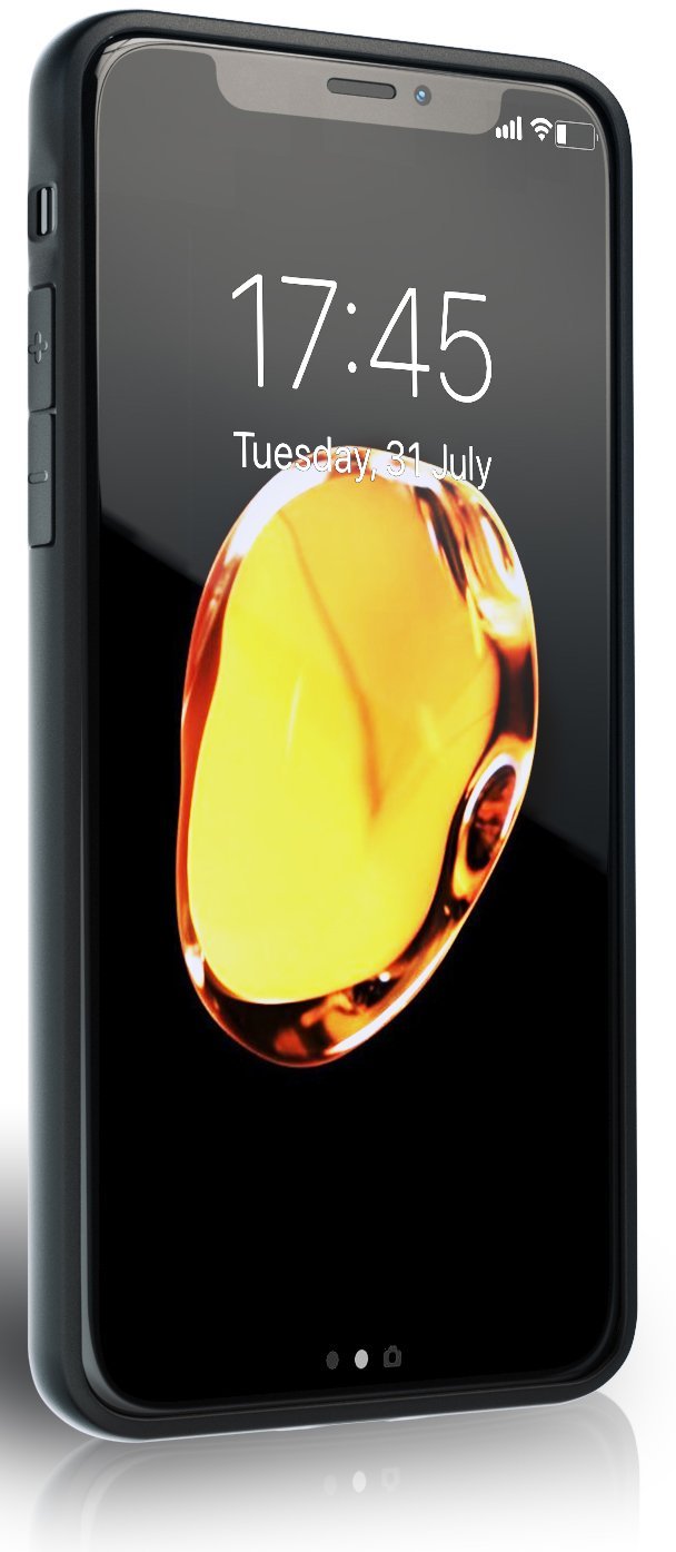iPhone X / iPhone Xs Kitoo Carbon Fiber Pattern Case Black