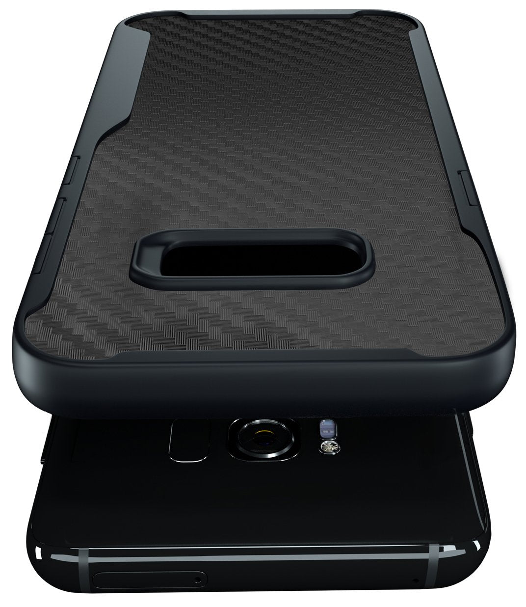 Samsung Galaxy S8 Kitoo Carbon Fiber Pattern Case Black