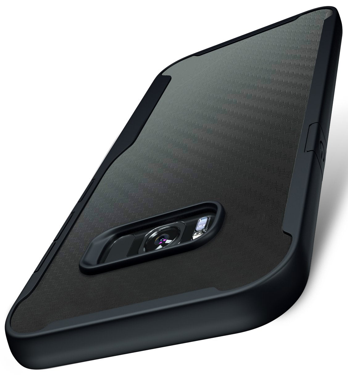 Samsung Galaxy S8+ Kitoo Carbon Fiber Pattern Case Black