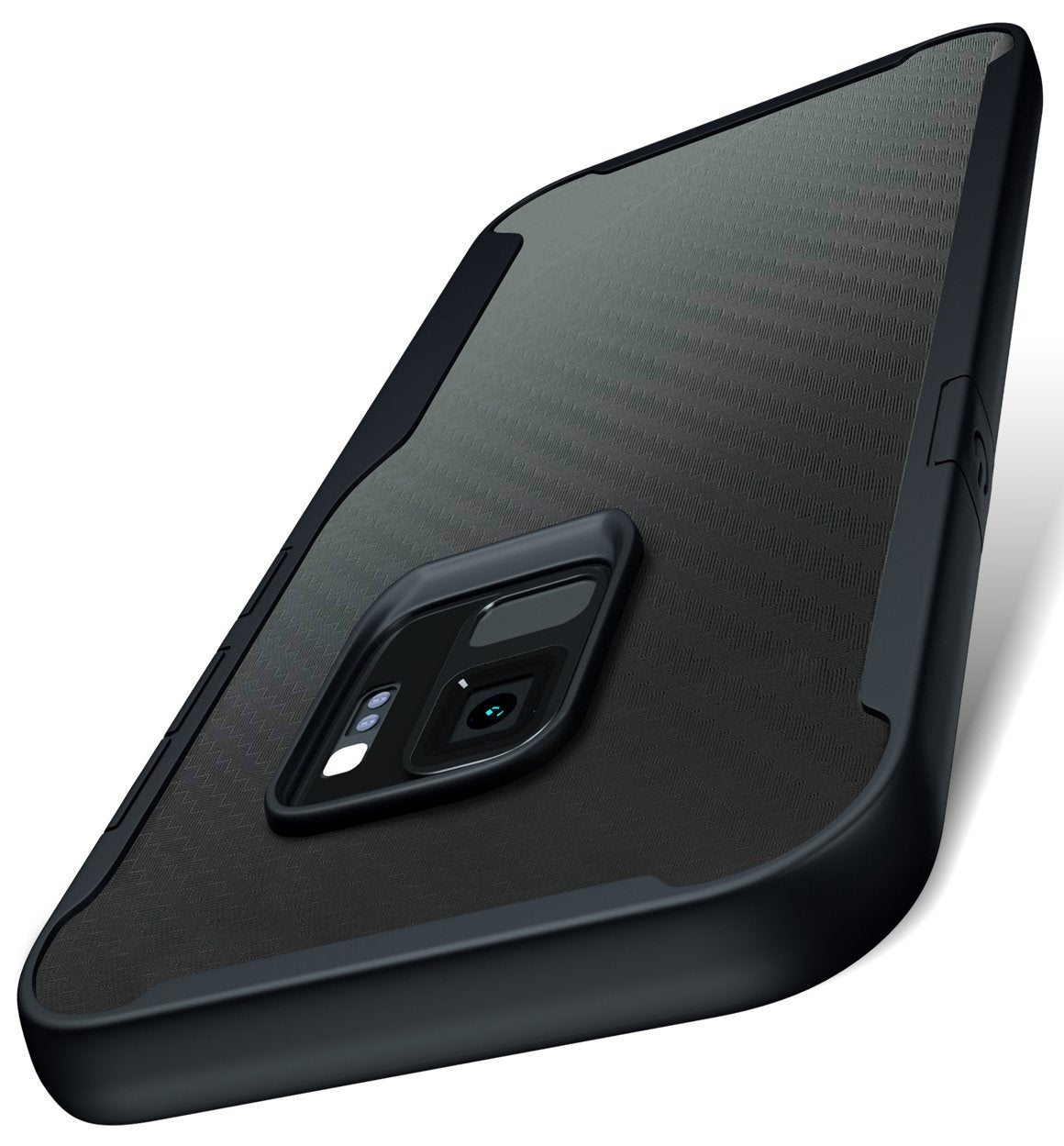 Samsung Galaxy S9 Kitoo Carbon Fiber Pattern Case Black