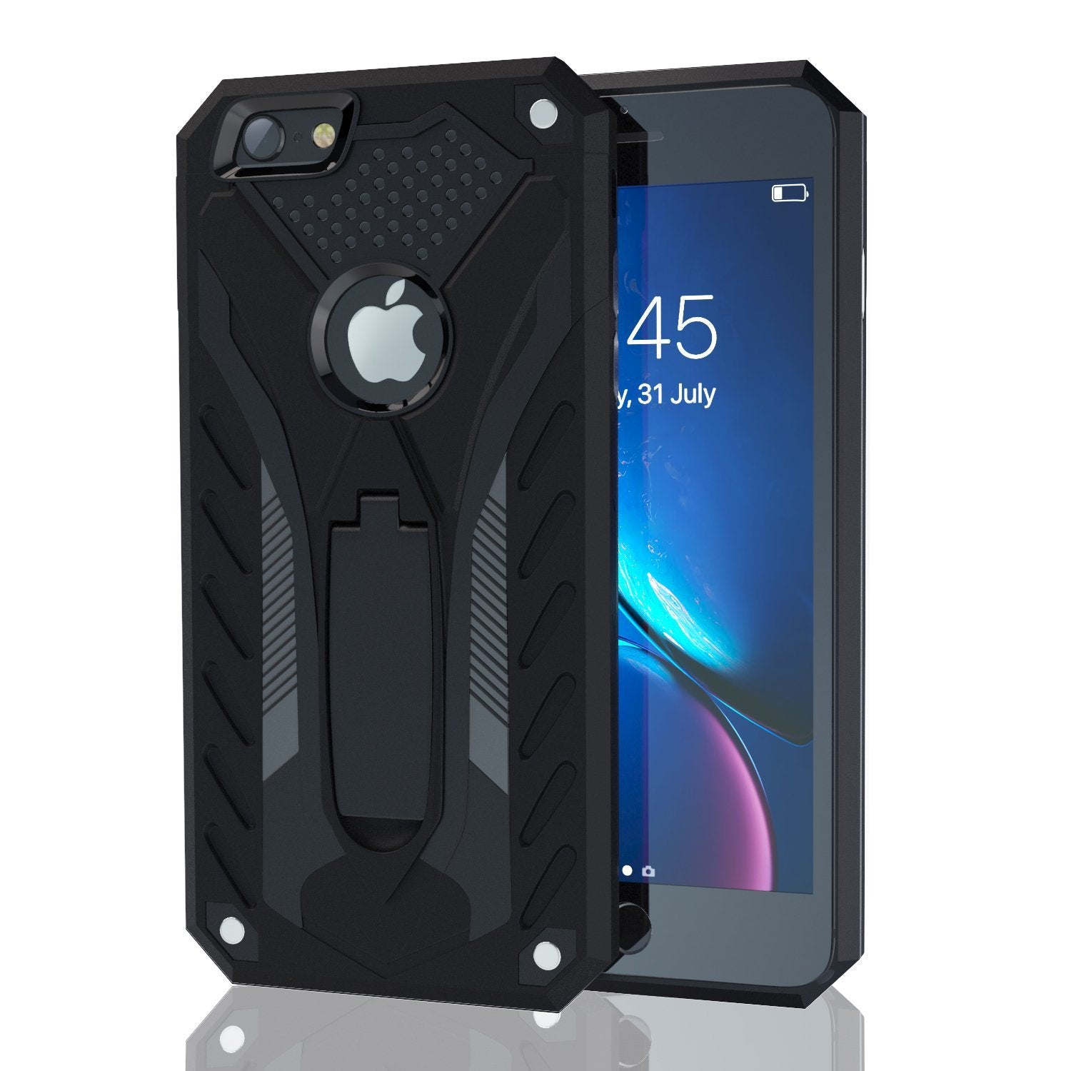 iPhone 6 Plus / iPhone 6s Plus Hard Case with Kickstand Black