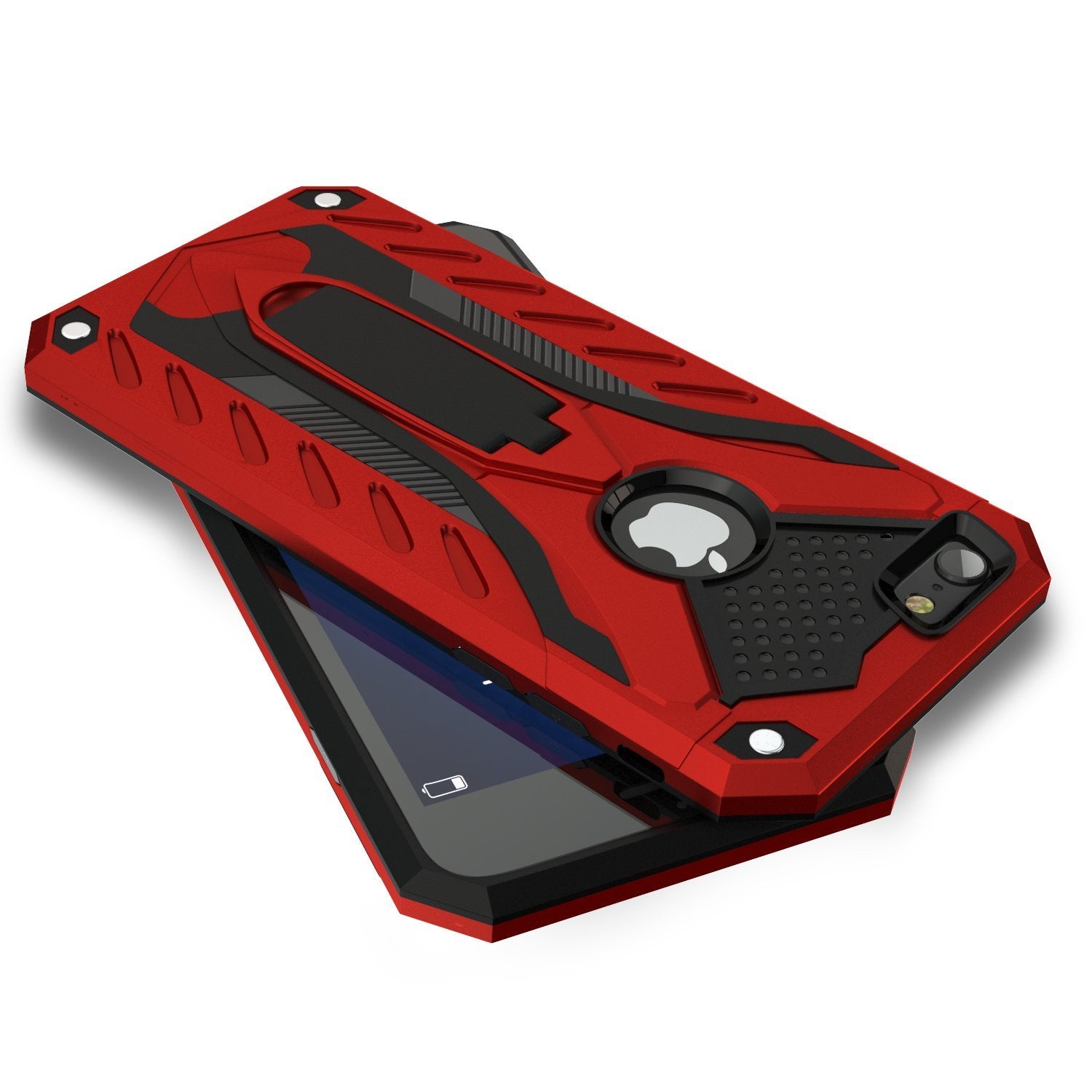 iPhone 6 Plus / iPhone 6s Plus Hard Case with Kickstand Red