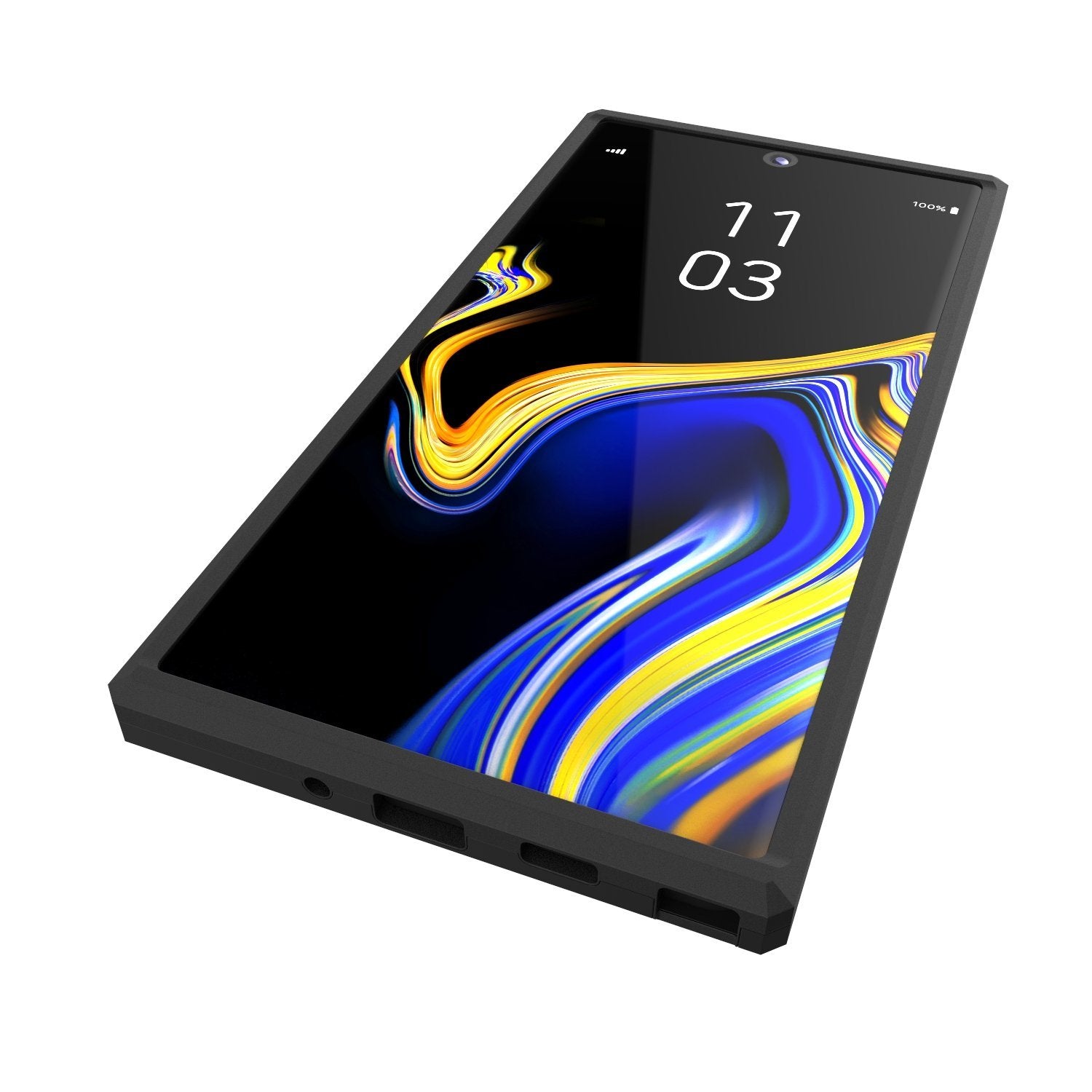 Samsung Galaxy Note 10 Hard Case with Kickstand Black