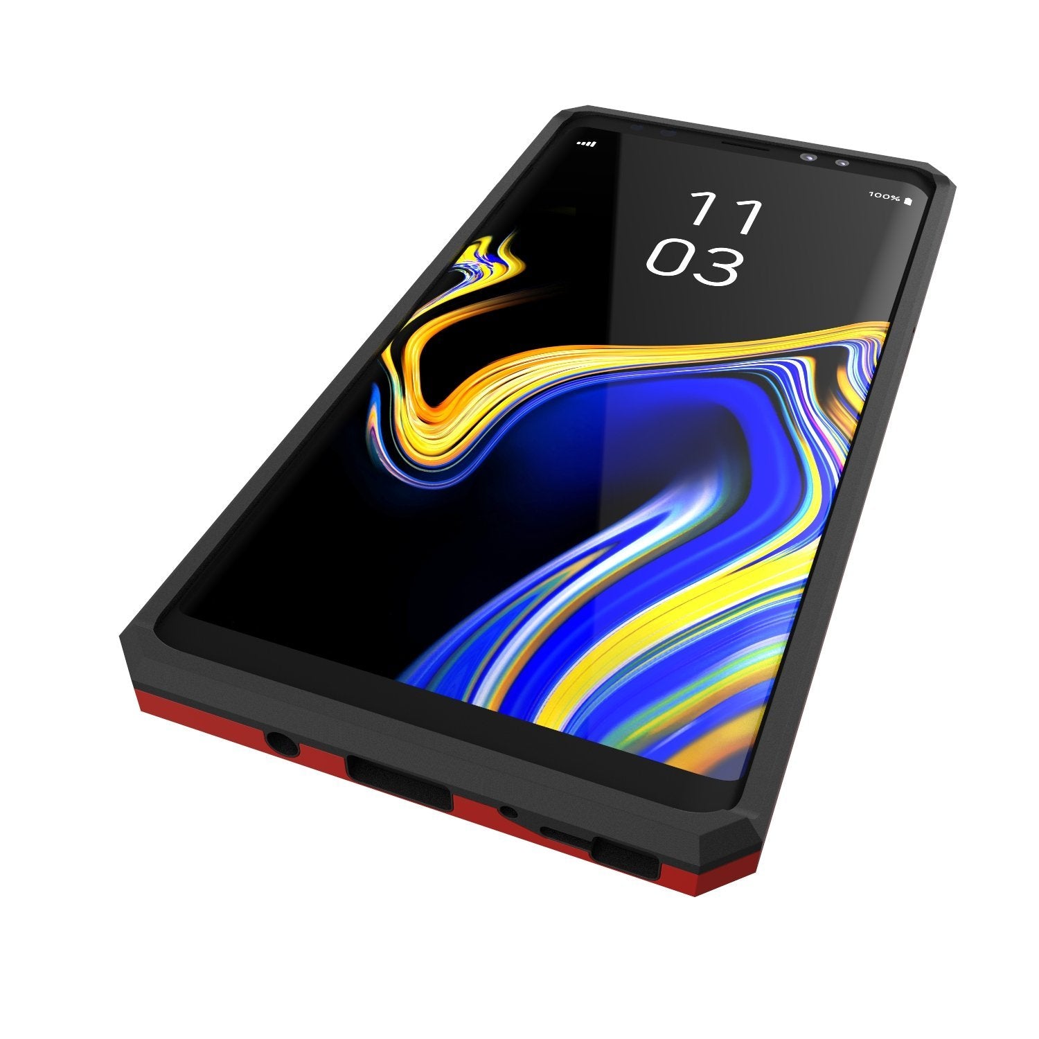 Samsung Galaxy Note 8 Hard Case with Kickstand Red