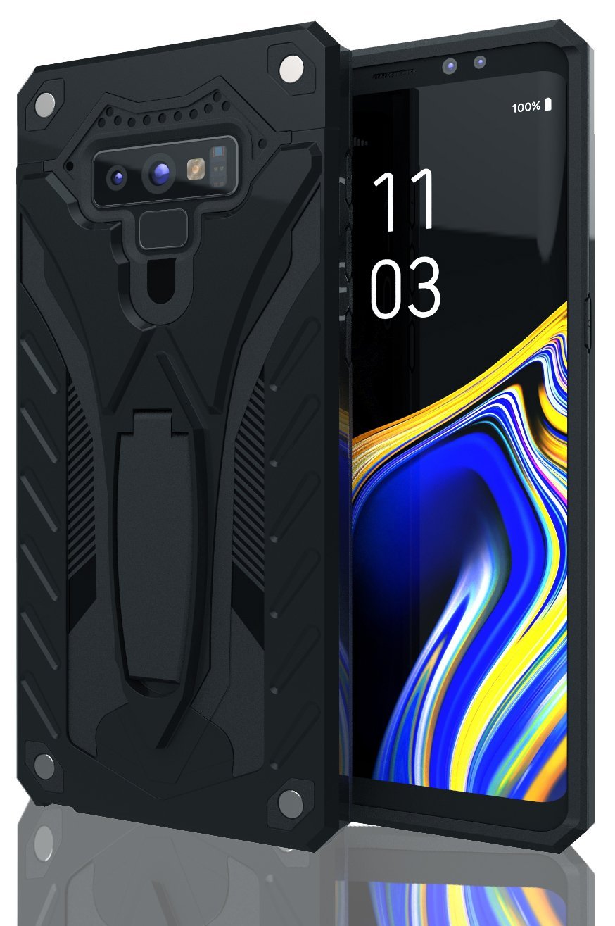 Samsung Galaxy Note 9 Hard Case with Kickstand Black