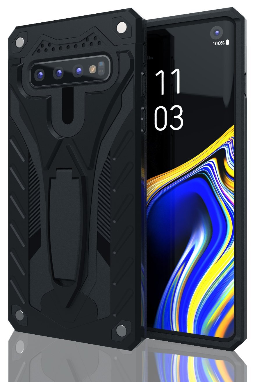 Samsung Galaxy S10+ Hard Case with Kickstand Black